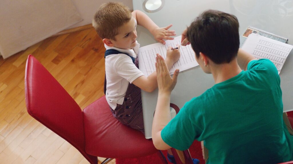 helping with homework