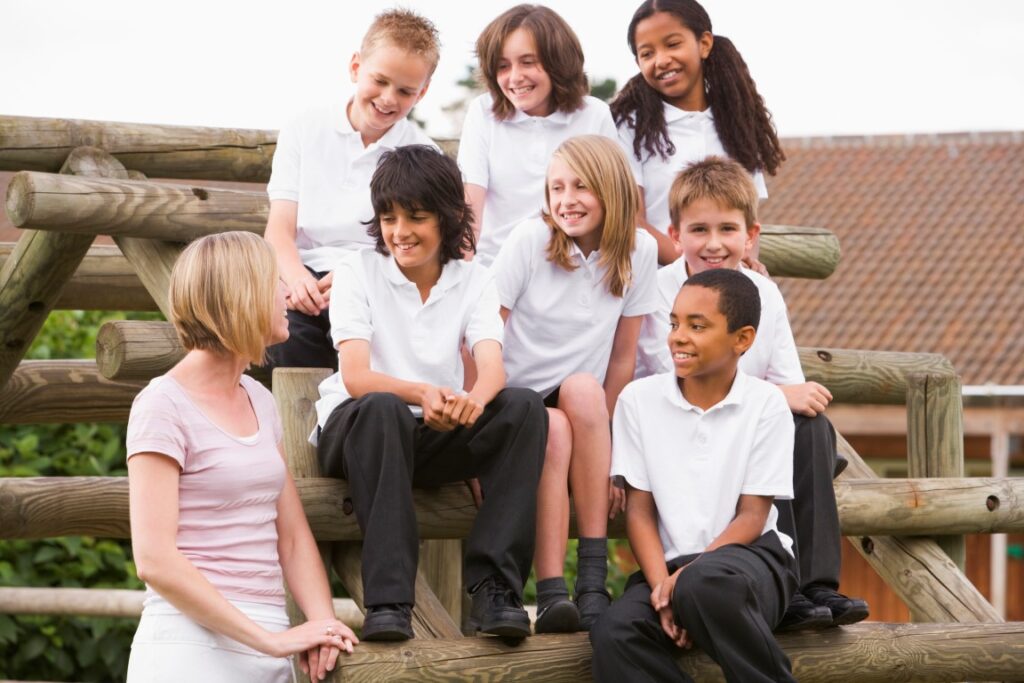 school children